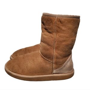 UGG Australia Sand Leather Sheepskin Classic Short Boots Women's Size 7